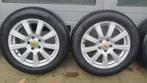 4 x velg + winterband -  5x112 J8 -  235/55 R17 -VAG AUDI, Auto-onderdelen, Banden en Velgen, Ophalen, Gebruikt, Banden en Velgen
