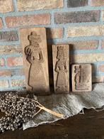 Vintage set van 3 houten speculaas planken, Ophalen of Verzenden