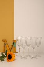 Vintage - Arcoroc Octime - Wijnglas set 5, Overige typen, Ophalen of Verzenden, Overige stijlen, Glas
