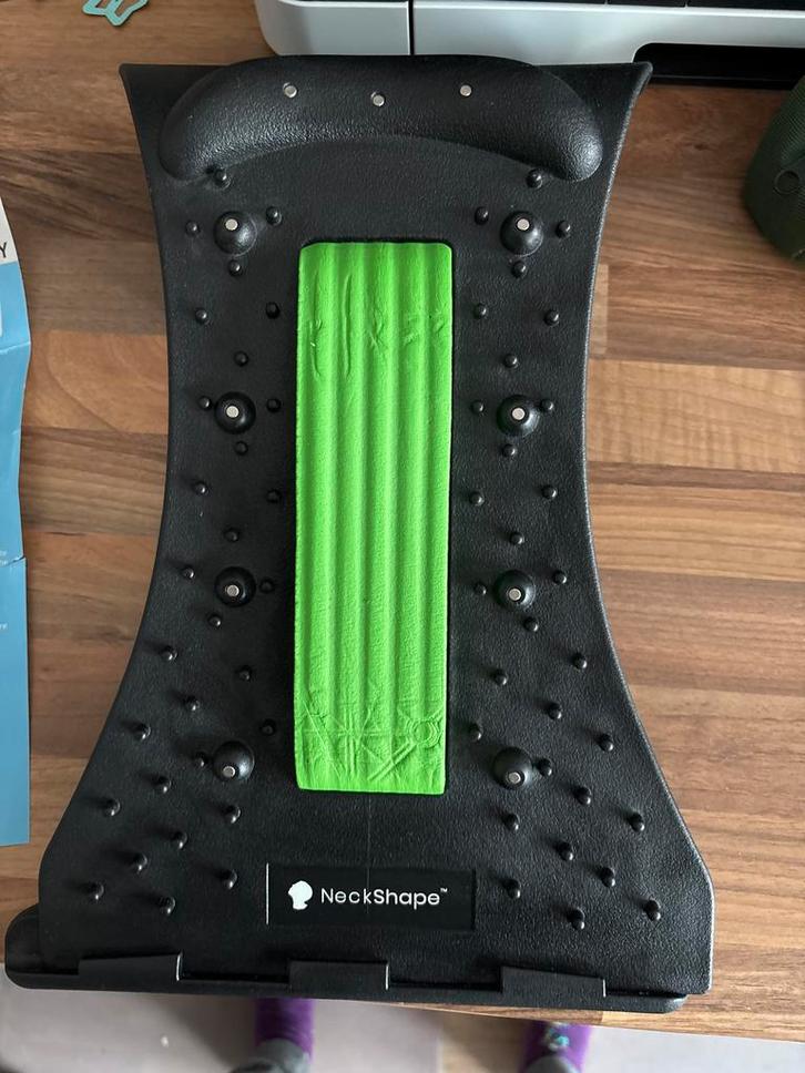 NeckShape Rug Relaxer - Nek en Schouder Ontspanning, Sport en Fitness, Massageproducten, Zo goed als nieuw, Overige typen, Ophalen of Verzenden