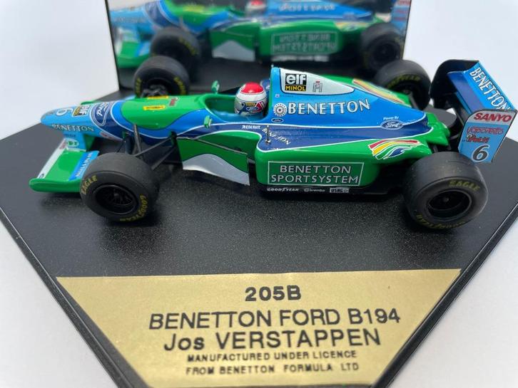 Benetton Ford B194 Jos Verstappen 1994, Verzamelen, Automerken, Motoren en Formule 1, Zo goed als nieuw, Formule 1, Ophalen of Verzenden