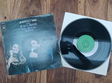 LP Johnny Cash  - Give My Love To Rose beschikbaar voor biedingen