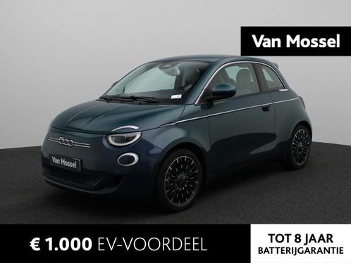 Fiat 500e 3+1 La Prima 42 kWh | Leder | Navi | Stoel Verw. |, Auto's, Fiat, Bedrijf, Te koop, 500E, ABS, Achteruitrijcamera, Airbags