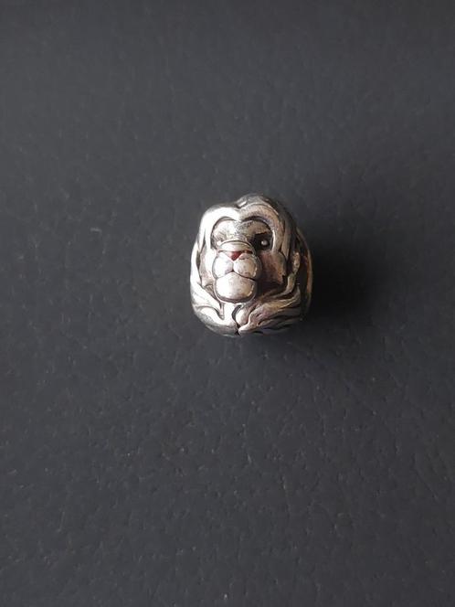 Pandora The Lion King bedel, Sieraden, Tassen en Uiterlijk, Bedels, Gebruikt, Pandora, Zilver, 1 bedel, Ophalen of Verzenden