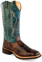 Heren cowboy laarzen western boots echt leder petrol bruin, Kleding | Heren, Nieuw, Old West USA, Ophalen of Verzenden, Bruin