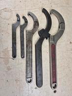 Set van 5 verstelbare Haaksleutels. Facom. AMF, Stahlwille., Doe-het-zelf en Verbouw, Gereedschap | Handgereedschap, Ophalen, Gebruikt