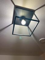 Moderne Plafondlamp - Zwart Metaal, Ophalen, Zo goed als nieuw, Metaal