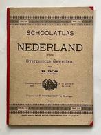 Schoolatlas van Nederland en zijne Overzeesche Gewesten, Nederland, Gelezen, Ophalen of Verzenden, Bosatlas