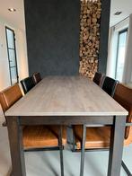 Tafel & 6 stoelen, Ophalen, Gebruikt, 4 tot 6 stoelen