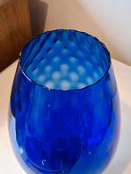 ITALIAANSE  EMPOLI GLAS GESLEPEN VAAS, Huis en Inrichting, Ophalen, Overige kleuren, Minder dan 50 cm, Glas