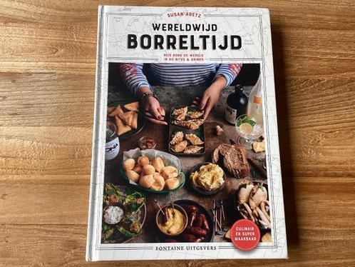WERELDWIJD BORRELTIJD VAN SUSAN ARETZ, Boeken, Kookboeken, Gelezen, Tapas, Hapjes en Dim Sum, Vegetarisch, Ophalen of Verzenden