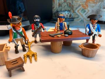Plamobil set piraten met tafel en schat etc. Setnr 4292 beschikbaar voor biedingen