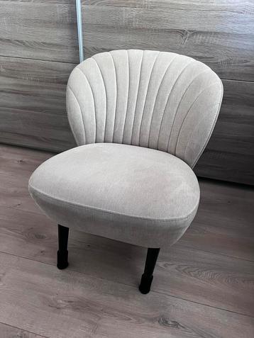 Beige fauteuil / schelpstoel Ventura beschikbaar voor biedingen
