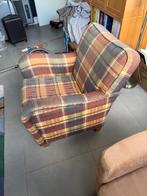Klassieke Engelse Style fauteuil, voor de sier gestaan., Huis en Inrichting, Fauteuils, Ophalen, Klassiek, 75 tot 100 cm, Zo goed als nieuw