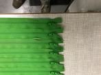 Deelbare spiraalritsen groen 10 stuks 65 cm lang.____27, Rits of Sluiting, Nieuw, Ophalen of Verzenden