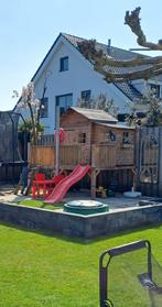 Speelhuis met glijbaan - Prestige Garden Butterfly XL, Kinderen en Baby's, Speelgoed | Buiten | Speeltoestellen, Ophalen, Gebruikt