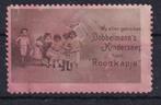 X190C) vignet Dobbelman's kinderzeep Roodkapje, Ophalen of Verzenden, T/m 1940, Postfris