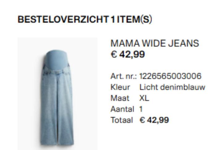 Positiekleding Zwangerschapskleding MAMALICIOUS SUPERMOM, Kleding | Dames, Positiekleding, Zo goed als nieuw, Overige typen, Maat 42/44 (L)