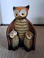 beeld uilen familie (4), Verzamelen, Beelden en Beeldjes, Ophalen of Verzenden, Gebruikt, Dier