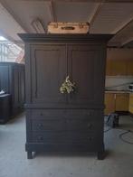 Prachtige antieke grenen kabinet biedermeierkast xxl, Antiek en Kunst, Antiek | Meubels | Kasten, Ophalen of Verzenden