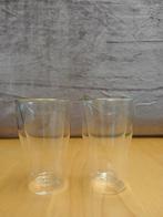 Latte macchiato glazen dubbel wandig, Glas of Glazen, Gebruikt, Ophalen of Verzenden, Glas