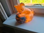 Vintage Heico lamp Poes met bal, Ophalen of Verzenden