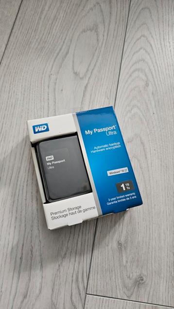 WD My Passport Ultra 1TB (USB 3.0) beschikbaar voor biedingen
