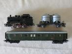 marklin locje en 2 wagens, Hobby en Vrije tijd, Wisselstroom, Gebruikt, Locomotief, Ophalen of Verzenden