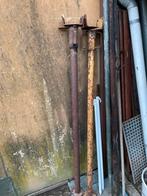 2 ijzeren stutten, Doe-het-zelf en Verbouw, Steigers, Ophalen, Gebruikt, Overige typen, Minder dan 2 meter