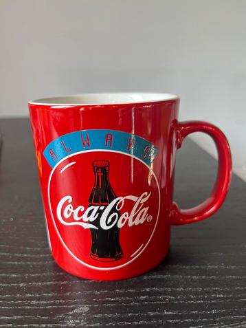 Vintage rode always coca cola mok beker coke rood uit 1997 beschikbaar voor biedingen