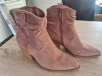 Mooie taupekleurige suède look enkellaarsjes, maat 39., Ophalen of Verzenden, Zo goed als nieuw, Zwart