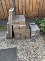 Gratis terrastegels met banden, Tuin en Terras, Tegels en Klinkers, Ophalen, Gebruikt, Minder dan 5 m², Beton