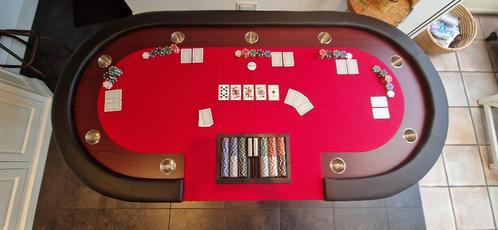Professionele pokertafel te huur, Hobby en Vrije tijd, Gezelschapsspellen | Kaartspellen, Nieuw, Ophalen
