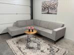 GRATIS LEVERING | MODERNE HOEKBANK LICHTGRIJS | GEREINIGD