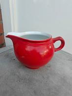 Brocante vintage rood emaille kannetje, Antiek en Kunst, Ophalen