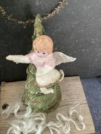 Oude kerstversiering watten engeltje, Antiek en Kunst, Curiosa en Brocante, Ophalen of Verzenden