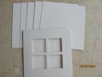 NIEUW restant PASSE-PARTOUT dubbele KAART venster INLEGVEL, Ophalen of Verzenden, Nieuw, Overige thema's, Blanco kaart of Basiskaart