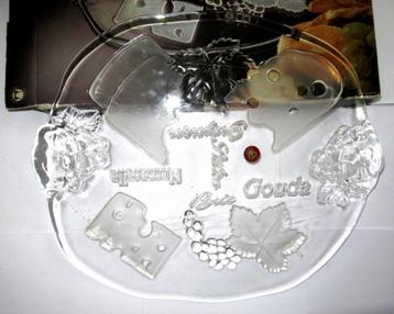 Groot kristallen schaal ‘Walther art glass’, nieuw in doos. beschikbaar voor biedingen