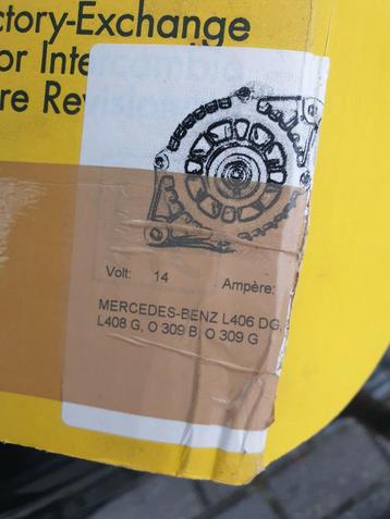 Wisselstroom generator mercedez beschikbaar voor biedingen