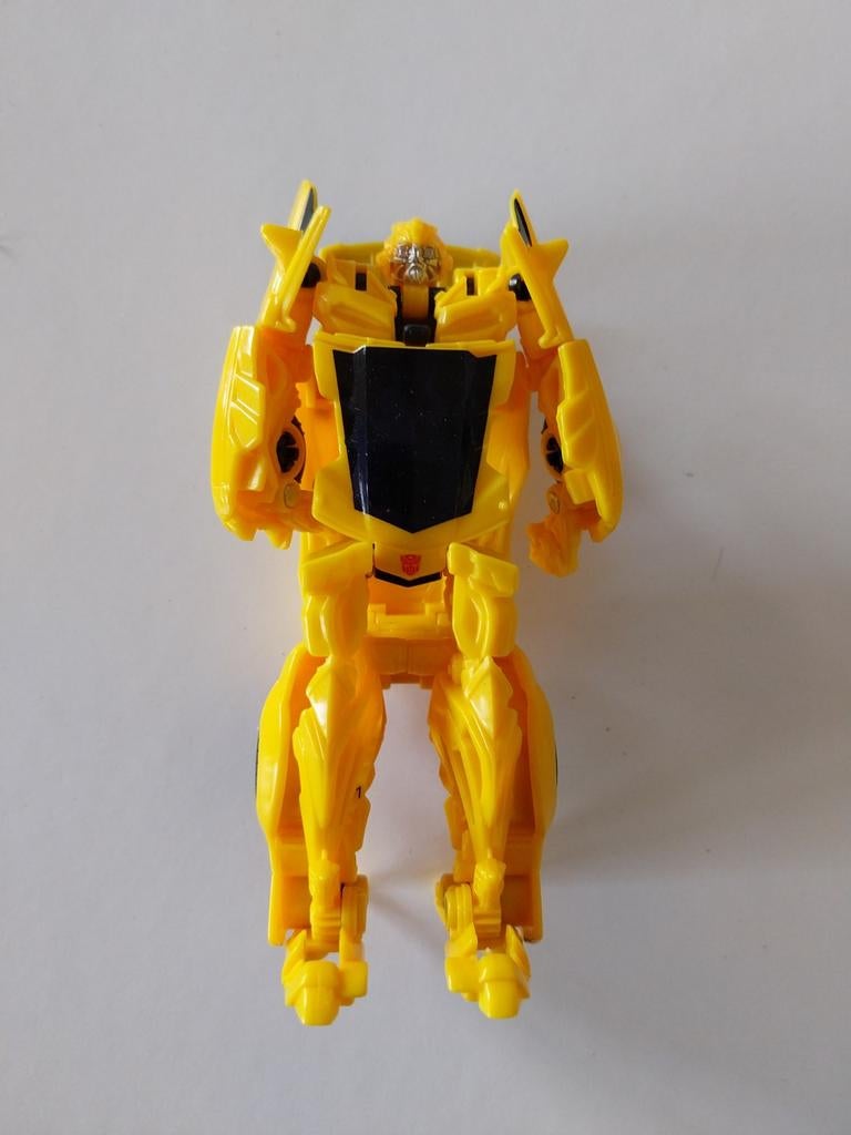 Transformers bumblebee 1 step turbo changer +- 12 cm, Overige generaties, Ophalen of Verzenden, Gebruikt, Autobots
