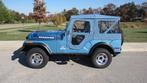 Zeldzame Denim Blue soft top Jeep CJ5 Best Top, Gebruikt, Ophalen, Jeep, Voor