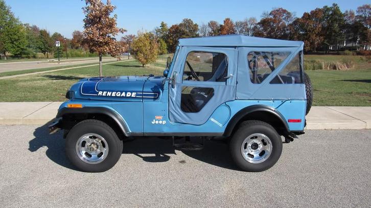 Zeldzame Denim Blue soft top Jeep CJ5 Best Top, Auto-onderdelen, Carrosserie en Plaatwerk, Deur, Jeep, Voor, Gebruikt, Ophalen