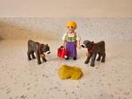 Playmobilsetje 4778 Boerin met kalfjes compleet, Ophalen of Verzenden, Zo goed als nieuw, Complete set