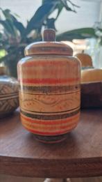 Houten doosje uit USSR. Souvenir olympische spelen Moskou, Ophalen of Verzenden, Gebruikt
