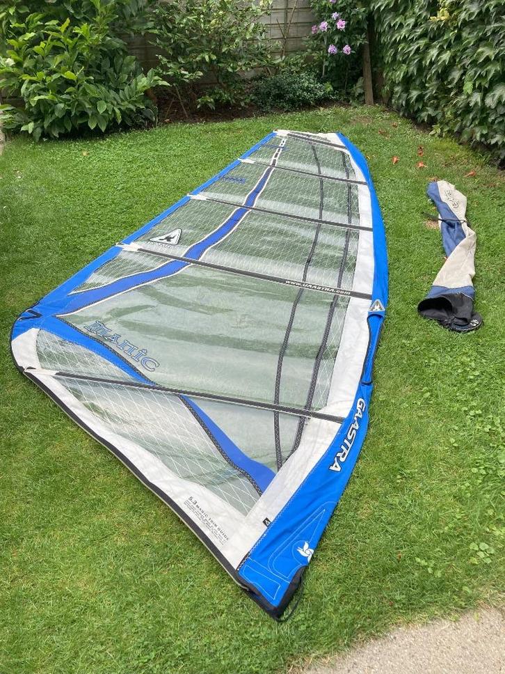 Gaastra Manic 5.3, Watersport en Boten, Windsurfen, Gebruikt, Zeil, Minder dan 250 cm, Met draagtas, 5 tot 7 m², Ophalen