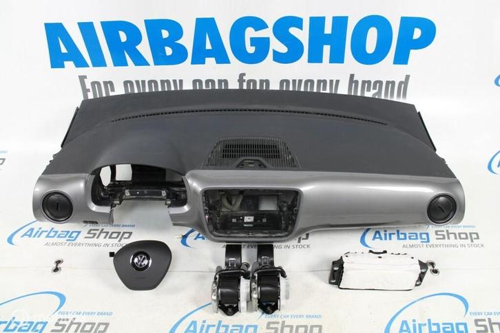 Airbag set - Dashboard grijs Volkswagen Up facelift 2016-..., Auto-onderdelen, Dashboard en Schakelaars, Gebruikt, Ophalen of Verzenden