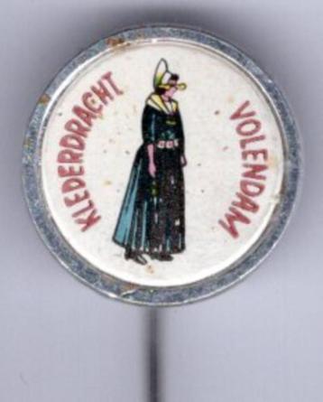 Volendam klederdracht papier/zilverkl speldje ( P_167 ) beschikbaar voor biedingen