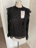 Loavies Blouse Zwart met Gouden Sterren, Kleding | Dames, Zwart, Ophalen of Verzenden, Maat 36 (S), Loavies