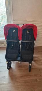 Kinderwagen bugaboo donkey 3 zwart rood, Bugaboo, Zo goed als nieuw, Verstelbare duwstang, Ophalen