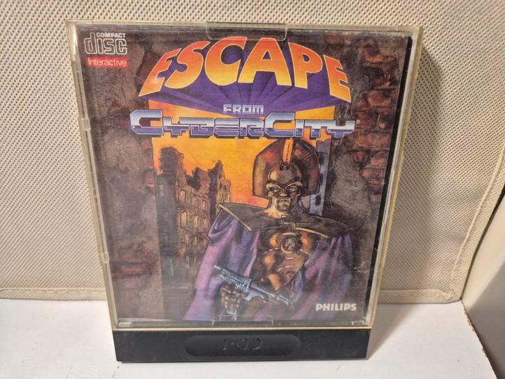 Escape from CyberCity Philips CDi, Spelcomputers en Games, Games | Overige, Zo goed als nieuw, Avontuur en Actie, 1 speler, Vanaf 3 jaar